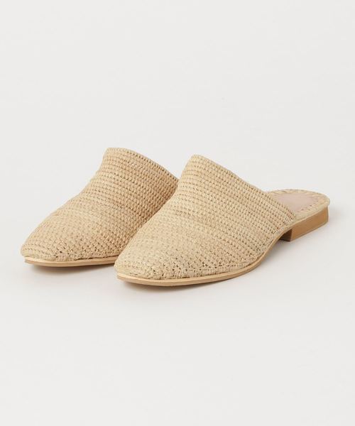 CIAOPANIC(チャオパニック)の「ラフィアスリッパサンダル(その他シューズ・レディース・ベージュ・37/38/39)」の4枚目の写真