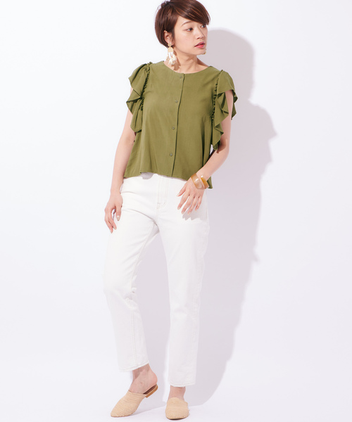 CIAOPANIC(チャオパニック)の「ラフィアスリッパサンダル(その他シューズ・レディース・ベージュ・37/38/39)」の7枚目の写真