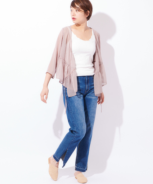 CIAOPANIC(チャオパニック)の「ラフィアスリッパサンダル(その他シューズ・レディース・ベージュ・37/38/39)」の12枚目の写真