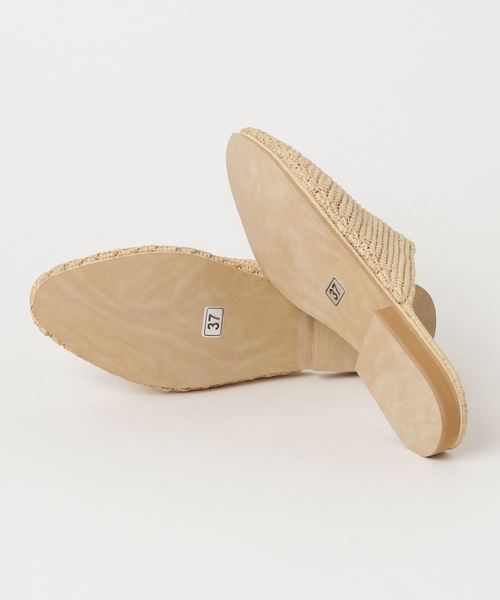 CIAOPANIC(チャオパニック)の「ラフィアスリッパサンダル(その他シューズ・レディース・ベージュ・37/38/39)」の3枚目の写真