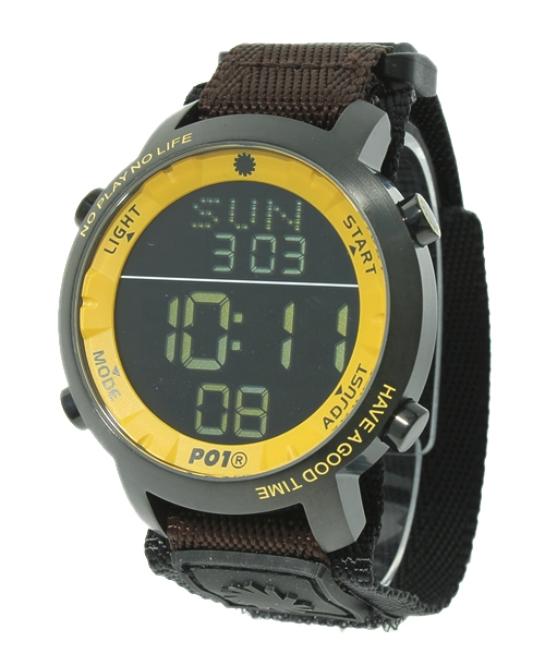 P01（プレイ）の「【P01=プレイ】SUPER DIGITAL（アナログ腕時計・メンズ・ブルー/シルバー/ゴールド/イエロー/ブラック/ホワイト/カーキ/レッド・FREE）」の5枚目の写真