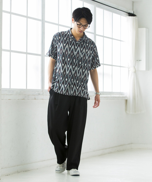 WEGO（ウィゴー）の「WEGO/総柄開襟シャツ（シャツ/ブラウス・メンズ・その他1/その他2/その他3/その他4/その他5・LARGE/MEDIUM）」の11枚目の写真