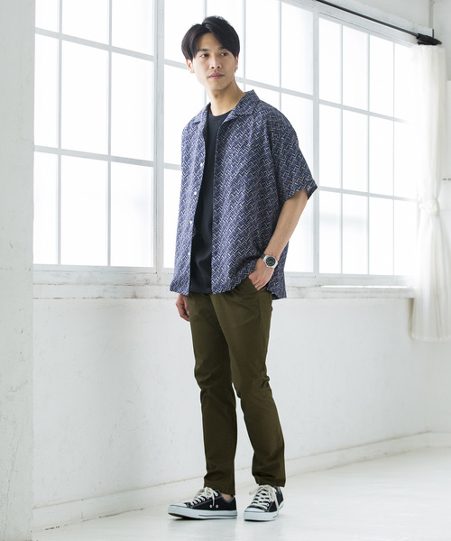 WEGO（ウィゴー）の「WEGO/総柄開襟シャツ（シャツ/ブラウス・メンズ・その他1/その他2/その他3/その他4/その他5・LARGE/MEDIUM）」の16枚目の写真