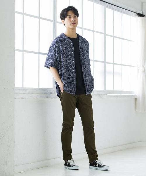 WEGO（ウィゴー）の「WEGO/総柄開襟シャツ（シャツ/ブラウス・メンズ・その他1/その他2/その他3/その他4/その他5・LARGE/MEDIUM）」の17枚目の写真