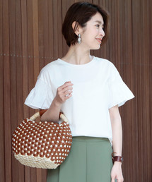 BEAUTY&YOUTH UNITED ARROWS | BY∴ 天竺×ローン シャーリングショートスリーブ(Tシャツ/カットソー)