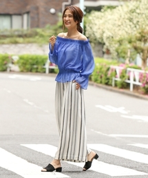 laboratory work | 楊柳オフショルブラウス(シャツ/ブラウス)