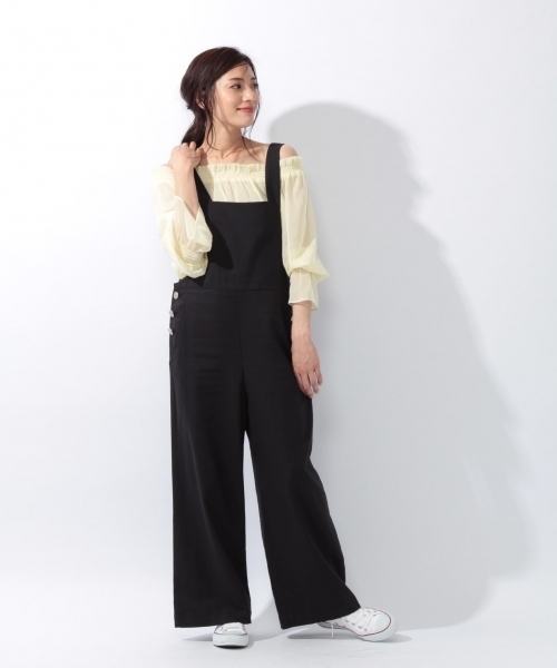 laboratory work（ラボラトリーワーク）の「楊柳オフショルブラウス（シャツ/ブラウス・レディース・ブルー/ネイビー/イエロー・MEDIUM）」の8枚目の写真