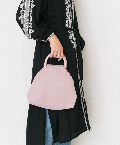 UR SELECT(ユーアールセレクト)の「アクリルハンドルバッグ(ハンドバッグ・レディース・イエロー/ブルー系その他/ライトピンク・-)」の1枚目の写真