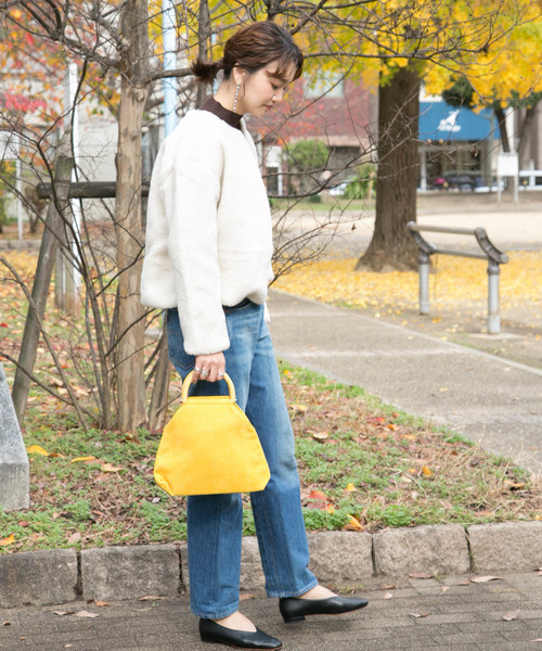 UR SELECT(ユーアールセレクト)の「アクリルハンドルバッグ(ハンドバッグ・レディース・イエロー/ブルー系その他/ライトピンク・-)」の7枚目の写真