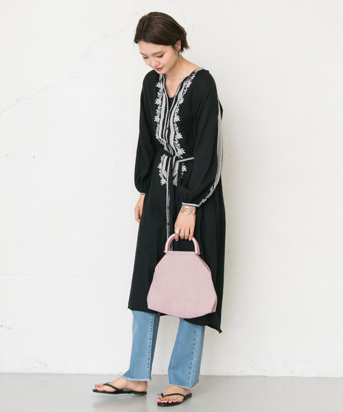 UR SELECT(ユーアールセレクト)の「アクリルハンドルバッグ(ハンドバッグ・レディース・イエロー/ブルー系その他/ライトピンク・-)」の8枚目の写真