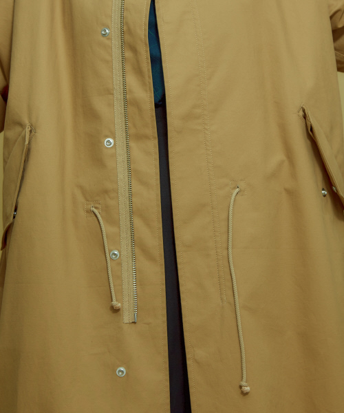Abahouse Devinette(ドゥヴィネット)の「アイコンM65パーカーコート(モッズコート・レディース・ベージュ/カーキ・38/36)」の16枚目の写真