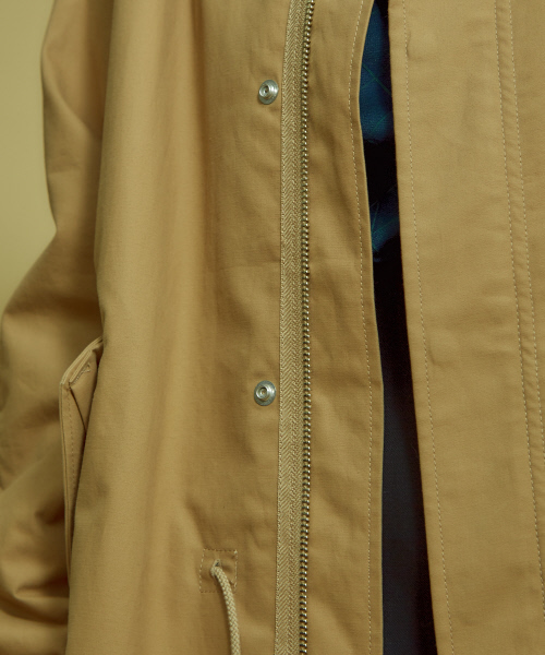 Abahouse Devinette(ドゥヴィネット)の「アイコンM65パーカーコート(モッズコート・レディース・ベージュ/カーキ・38/36)」の15枚目の写真