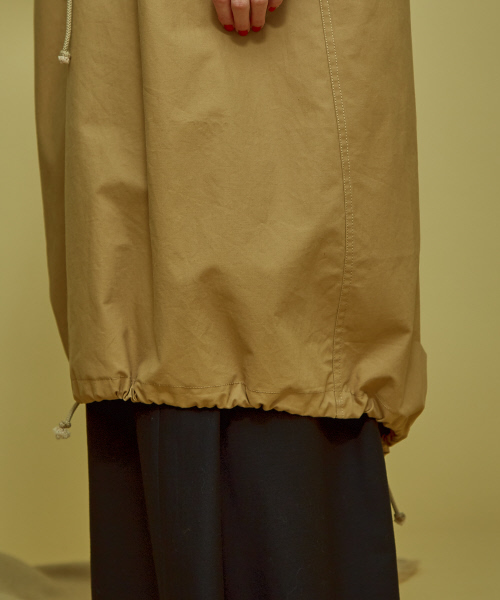 Abahouse Devinette(ドゥヴィネット)の「アイコンM65パーカーコート(モッズコート・レディース・ベージュ/カーキ・38/36)」の14枚目の写真