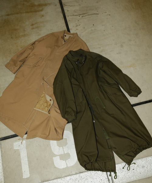 Abahouse Devinette(ドゥヴィネット)の「アイコンM65パーカーコート(モッズコート・レディース・ベージュ/カーキ・38/36)」の10枚目の写真