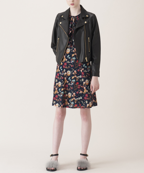 BLUE LABEL CRESTBRIDGE 本革 レザージャケット 38 BLUE LABEL CRESTBRIDGE（ブルーレーベルクレストブリッジ）の