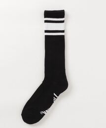 THRASHER | MAG LOGO HI SOCKS/スラッシャー 靴下 ソックス ハイソックス ライン入り(ソックス/靴下)