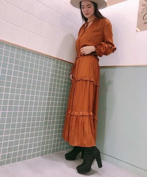 R&E（アールアンドイー）の「【R&E】ストーム付きストレッチショートブーツ（ブーツ・レディース・ブラック/ブラック系その他・LL/M/L/S）」の9枚目の写真