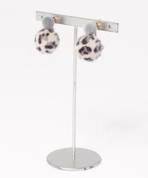 AMERICAN HOLIC | フェイクミンクボールピアス(ピアス(両耳用))