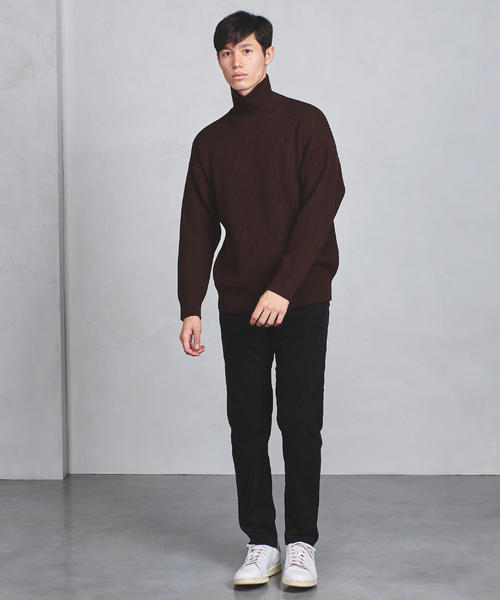 AURALEE（オーラリー）の「＜AURALEE（オーラリー）＞ AZE KNIT TTL（ニット/セーター・メンズ・ダークブラウン/ブラック・5/3/4）」の9枚目の写真