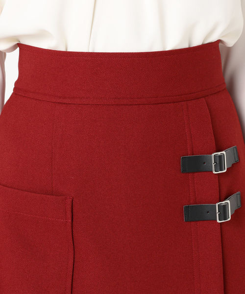 Khaju(カージュ)の「Khaju:サイドベルトタイトスカート(スカート・レディース・ベージュ/ワインレッド・ONE SIZE)」の12枚目の写真