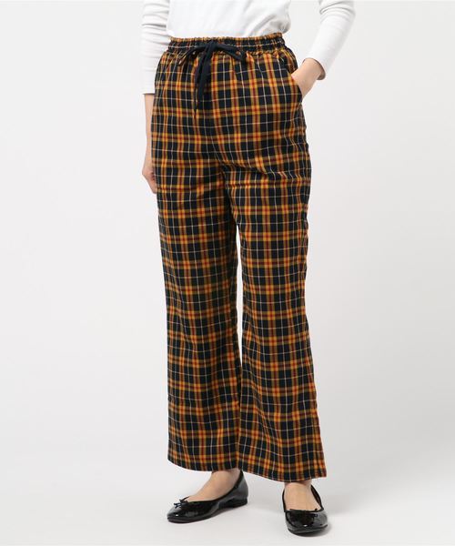 WEGO（ウィゴー）の「WEGO/チェックフレアパンツ（その他パンツ・レディース・ベージュ系その他2/イエロー系その他3・FREE）」の5枚目の写真