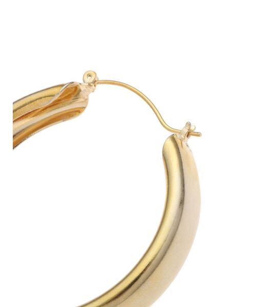 EMODA（エモダ）の「PLUMPフープピアス（ピアス（両耳用）・レディース・シルバー/ゴールド・FREE）」の6枚目の写真