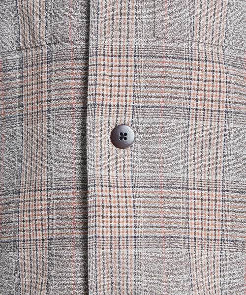 ABAHOUSE（アバハウス）の「ブークレーグレンチェックシャツブルゾン（シャツ/ブラウス・メンズ・ベージュ/ブラウン・44/46/48）」の6枚目の写真