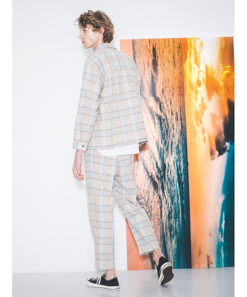 ABAHOUSE（アバハウス）の「ブークレーグレンチェックシャツブルゾン（シャツ/ブラウス・メンズ・ベージュ/ブラウン・44/46/48）」の19枚目の写真