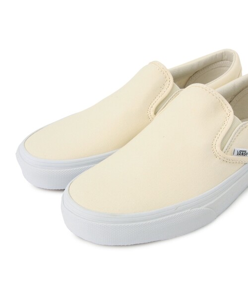 VANS(バンズ)の「VANS / SLIP ON(スニーカー・レディース・ホワイト/ブラック・6h/5/5h/7/6)」の5枚目の写真