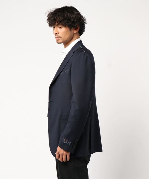 EDIFICE（エディフィス）の「バスケットストレッチジャケット（テーラードジャケット・メンズ・ネイビー/ダークブルー・50/46）」の3枚目の写真