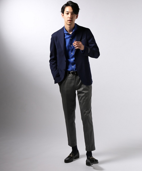 EDIFICE（エディフィス）の「バスケットストレッチジャケット（テーラードジャケット・メンズ・ネイビー/ダークブルー・50/46）」の22枚目の写真