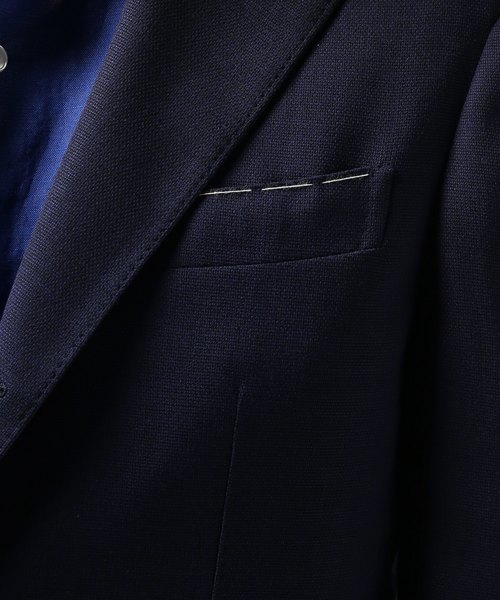EDIFICE（エディフィス）の「バスケットストレッチジャケット（テーラードジャケット・メンズ・ネイビー/ダークブルー・50/46）」の13枚目の写真