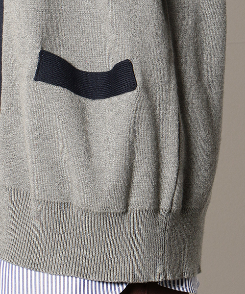 COMME CA COMMUNE(コムサコミューン)の「スクールカーディガン(カーディガン/ボレロ・メンズ・グレー/レッド・MEDIUM/LARGE)」の9枚目の写真