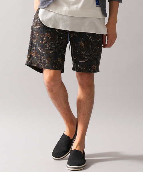 MONKEY TIME（モンキータイム）の「MT ダーク/ペイズリープリント イージーショーツ ◆（その他パンツ・メンズ・その他1/その他2・LARGE/SMALL/MEDIUM）」の13枚目の写真