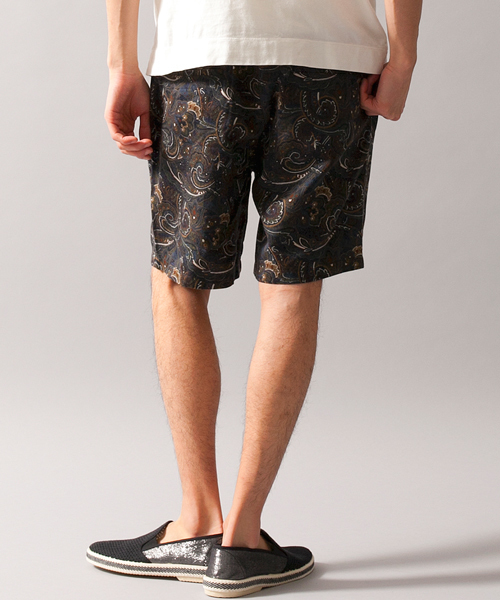 MONKEY TIME（モンキータイム）の「MT ダーク/ペイズリープリント イージーショーツ ◆（その他パンツ・メンズ・その他1/その他2・LARGE/SMALL/MEDIUM）」の5枚目の写真