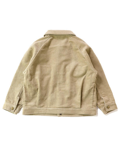 devirock（デビロック）の「ビッグシルエットコーデュロイジャケット（その他アウター・キッズ・カーキ/パープル系その他/モカ/ベージュ/ブラック・160cm/150cm/130cm/140cm/120cm/100cm/110cm）」の7枚目の写真