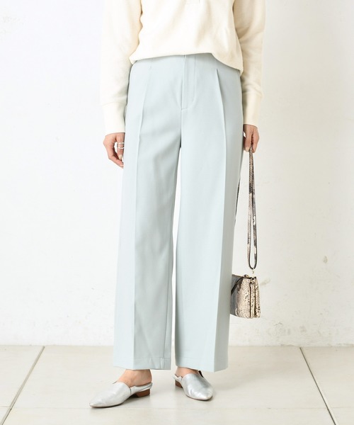 DouDou(ドゥドゥ)の「NEWセンプレパンツ(その他パンツ・レディース・ベージュ/ブラウン/バイオレット/ミント/オフホワイト・38/36/37)」の4枚目の写真