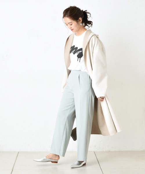 DouDou(ドゥドゥ)の「NEWセンプレパンツ(その他パンツ・レディース・ベージュ/ブラウン/バイオレット/ミント/オフホワイト・38/36/37)」の10枚目の写真