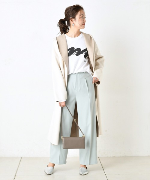 DouDou(ドゥドゥ)の「NEWセンプレパンツ(その他パンツ・レディース・ベージュ/ブラウン/バイオレット/ミント/オフホワイト・38/36/37)」の12枚目の写真