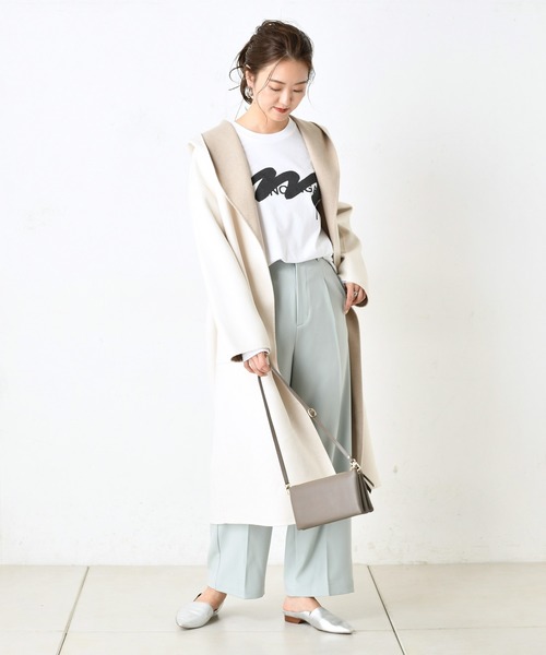 DouDou(ドゥドゥ)の「NEWセンプレパンツ(その他パンツ・レディース・ベージュ/ブラウン/バイオレット/ミント/オフホワイト・38/36/37)」の13枚目の写真