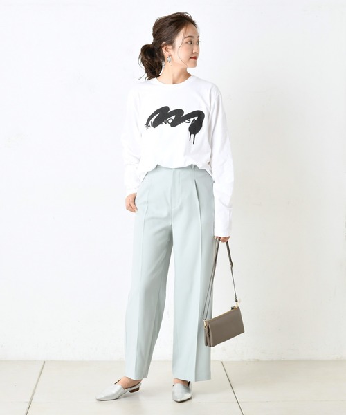 DouDou(ドゥドゥ)の「NEWセンプレパンツ(その他パンツ・レディース・ベージュ/ブラウン/バイオレット/ミント/オフホワイト・38/36/37)」の18枚目の写真