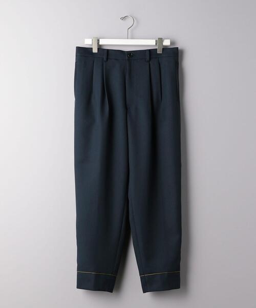 EN ROUTE（アンルート）の「＜EN ROUTE（アンルート）＞ ポリエステル ツイル パイピング 2プリーツ（その他パンツ・メンズ・ブラック/ネイビー・2/1/3）」の2枚目の写真