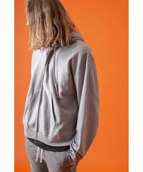 MONKEY TIME パーカー XL グレーx緑xベージュ等(総柄) 全2色 エクストララージ XLARGE パーカー XL-ARMY HOODED SWEAT フーディー ブラック グリーン 黒 緑