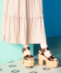 R&E | 【20SS新作】【R&E】ベルテッド厚底サンダル(サンダル)