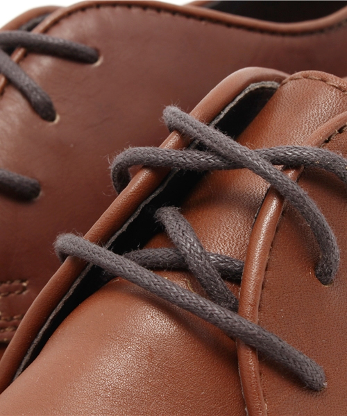 NANO universe（ナノユニバース）の「：レザープレーントゥシューズ（ドレスシューズ・メンズ・キャメル/ブラウン/ブラック・41/43/42/40）」の9枚目の写真