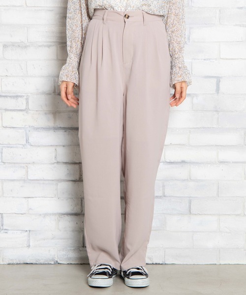 WEGO（ウィゴー）の「WEGO/セットアップワイドペグパンツ（スラックス・レディース・グレー系その他/ナチュラル・FREE）」の13枚目の写真