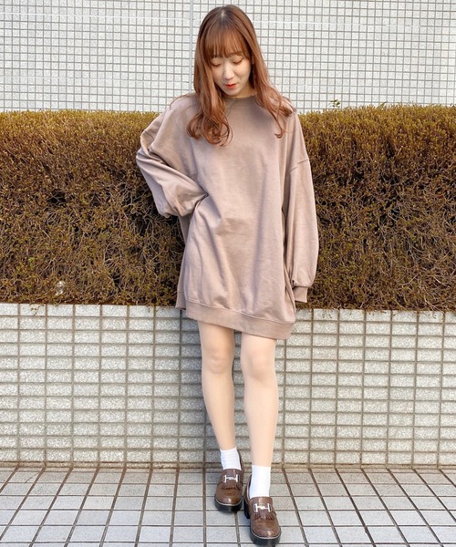 apres jour(アプレジュール)の「スウェットミニワンピース【ZOZOTOWN限定アイテム】(ワンピース・レディース・アイボリー/ミント/モカ/ライトベージュ・フリー)」の2枚目の写真