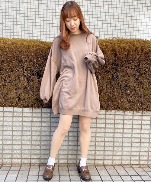 apres jour(アプレジュール)の「スウェットミニワンピース【ZOZOTOWN限定アイテム】(ワンピース・レディース・アイボリー/ミント/モカ/ライトベージュ・フリー)」の22枚目の写真