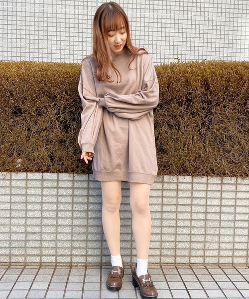 apres jour(アプレジュール)の「スウェットミニワンピース【ZOZOTOWN限定アイテム】(ワンピース・レディース・アイボリー/ミント/モカ/ライトベージュ・フリー)」の16枚目の写真
