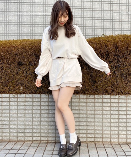 apres jour(アプレジュール)の「スウェットミニワンピース【ZOZOTOWN限定アイテム】(ワンピース・レディース・アイボリー/ミント/モカ/ライトベージュ・フリー)」の15枚目の写真